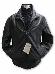 Ebay Sponsored Trapper Leather Jacket In Dark Blue Rrp 499 00 Leather Jacket Jackets Dark Blue