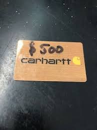 Is an american apparel company founded in 1889. 500 Carhartt Gift Card 368 00 Picclick