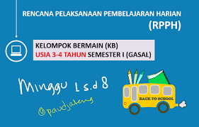 Ijinkan kami untuk sedikit mengulas tentang program tahunan paud di masa pandemi. Rpph Kb B 3 4 Tahun Semester I Minggu 1 S D 8 K13 Paud Jateng