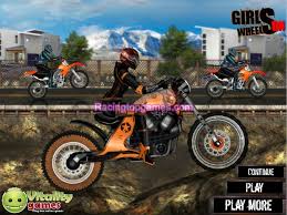 You Can Play Online Girls On Wheels Bike Racing Game Free At Racingtopgames Com This Is A Bike Racing Game With Girls I Racing Bikes Racing Games Racing Girl
