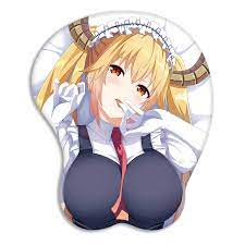 Amazon.com: TUOTANG Anime 3D Mousepad Silicone Large Breast Oppai Mice Mat  with Wrist Rest Mouse mat, Multicolor, 26x21x3.2 cm : Office Products