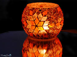 Once all the pieces are in place a special paste is used to fill the space between individual pieces. Diy Turkish Mosaic Candle Holder Tutorial Fanningsparks