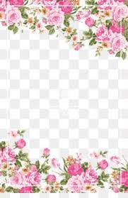 Pngtree offers hd wedding invitation background images for free download. Wedding Invitation Paper Flower Rose Pink Pink Roses Border Wedding Borders Flower Png Images Flower Painting