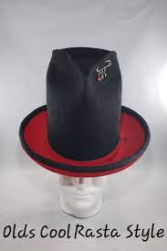 Olds Cool Rasta Style The Black Hatter Rockers Uptown Fedora Fedora Polyester Felt Blend Brim Grossgrain Brim Binding W Hat Fashion Rasta Hats For Men