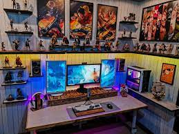 My One Piece Setup Small Game Rooms Gamer Room Decor Video Game Rooms