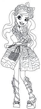 One of my favorite character in eah *_* kitty from spring. Kitty Cheshire Ever After High Coloring Pages