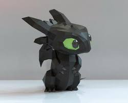 Toothless Papercraft Toothless Toothless Toy Diy Craft Toothless Stuffed Toothless Dragon Papercraft How To Train Your Dragon Toothless Toy How Train Your Dragon Paper Crafts