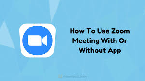 Kostenlos videokonferenzen mit bis zu 100 teilnehmern veranstalten. How To Use Zoom Meeting App On Computer With Or Without App