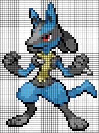 Drawing pixel art is easier than ever while using pixilart. Lucario Pokemon Perler Bead Pattern Pixel Art Pokemon Pokemon Cross Stitch Pixel Art