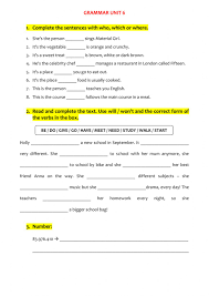 unit 6 6th grade worksheet