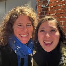 Pictures from the evening for the environment! Stacy with Andy Burt,  Honorable Tom Allen, Reps Amy Kuhn and Vicki Doudera, president of  Scarborough land trust Betts Armstrong, Beth Ahearn ❤️🌱