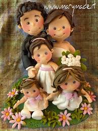 Adiamantreduced Cute Polymer Clay Doll Cake Topper Fondant Cake Toppers