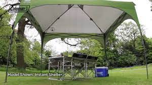 The ideal size actually depends on your needs. Coleman Instant Shelter L Setup In Less Than 1 Minute Youtube