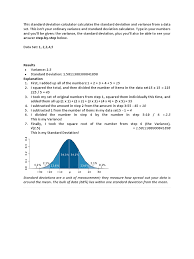 Add rows according to your required data set by using the button. Variance And Standard Deviation Calculator