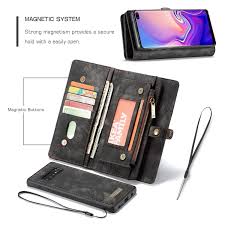 Samsung galaxy s8 s9 s10 s20 plus case shockproof card holder hard wallet cover. Detachable Slim Cover Galaxy S10 Plus Case Wallet S10 Xrpow Premium Leather Folio Magnetic Wallet Protection Card Slot Holder Removable Back Shell Carrying Cover For Samsung Galaxy S10 Plus Black Sports