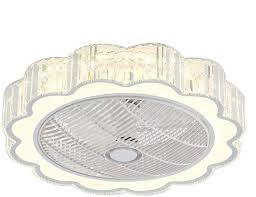 Ceiling fans can do more than just upgrade a room or complement your decor. Buy Qzfh Invisible Ceiling Fan With Light Remote Control Led Dimmable Lighting Modes 3 Wind Speeds Semi Flush Mount 24 Inch 40w Low Profile Enclosed Blade Mute Fan Lights For Kitchen Living