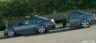 Vw Bora Mk 4 5 Car Trailer Volkswagen Vehicles