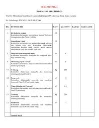 Senarai barang keperluan asas dapur desainrumahid com. Fail Tender Sistem Tender Dokumen Dan Sebutharga
