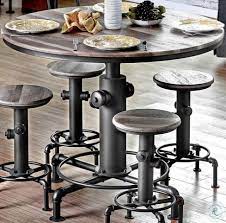 Wyndahl counter height dining table and 4 barstools set. Foskey Antique Black Round Counter Height Dining Table From Furniture Of America Coleman Furniture