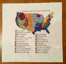 So, this is the place for stitching that wouldn't neccesarily make your grandma proud. Fo Expressing My Inner Geology Nerd Crossstitch