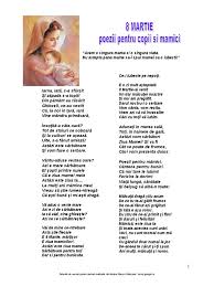 Mesaje de 8 martie pentru mama. Poezii 8 Martie