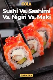 Sushi Vs Sashimi Vs Nigiri Vs Maki What S The Difference Sushi Recipes Homemade Sushi Sushi Recipes Easy