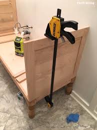 I decided to build my boys a new double bathroom vanity about one year ago. Build A 60 Inch Diy Bathroom Vanity Part 2 Attaching The Sides
