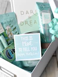 Best Birthday Gifts For Adults Mint Themed Birthday Gift Idea Best Birthday Gifts Happy Birthday Tag Birthday Fun