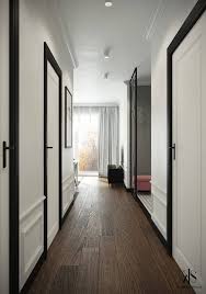 Pin By Bouteloup On Decor In 2021 Interior Design Hallway Black Trim Interior Black Interior Doors