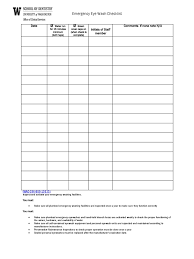 Januari 12, 2021 februari 03, 2021 Eyewash Station Checklist