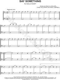 It's important to keep the playing minimal, smooth and quite to have the empty musical effect which make this piece so beautiful. Say Something Sheet Music Pdf Epic Sheet Music