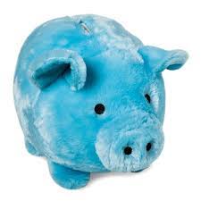 Largest ceramic piggy bank made. Jumbo Plush Pig Blue Bank Target