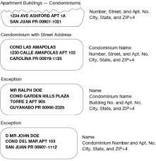 These help pinpoint a location within a specific building. 29 Puerto Rico Addresses Postal Explorer