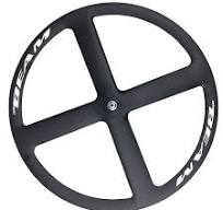 [CB23ZS4] carbon 4 spoke wheels 700c bicycle carbon road/track/fixed disc  four spoke wheels