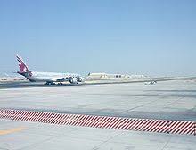 The station is inside the airport and goes directly to major tourist and business centers. Flughafen Doha Wikipedia
