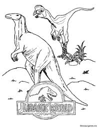 Jurassic World Dinosaur Coloring Pages