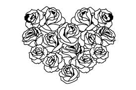 Download Heart Made Of Roses Svg Cut File By Creative Fabrica Crafts Creative Fabrica Yellowimages Mockups