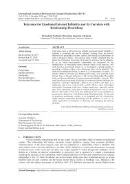 This week's guest, blended and black member, sassi … when i coach women that have experienced infidelity, there are many variables to each individual circumstance; Pdf Tolerance For Emotional Internet Infidelity And Its Correlate With Relationship Flourishing