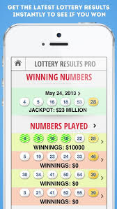 Winning Numbers App Screen For Mega Millions Lottery Results Lottery Results Latest Lottery Results Lottery