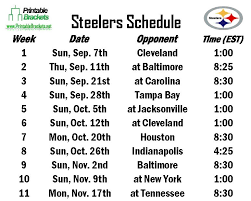 September 8 at patriots 8:20 15 seahawks 1:00 22 at 49ers 4:25 30 bengals 8:15. Nfl Schedules