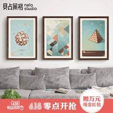 n次方现代简约客厅三联画装饰画餐厅挂画抽象墙画卧室壁画有框画 tmall com天猫 decor gallery wall home decor