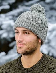 Some of these free patterns feature. Aran Fleece Lined Rib Cap With Bobble Knitting Patterns Free Hats Mens Hat Knitting Pattern Knitted Hats