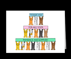 Thanks For Your Patience And Support Send This Greeting Card Designed By Kate Taylor Card Gnome Official clip from the upcoming independent feature film, thank you for your patience. thanks for your patience and support