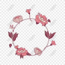 Setangkai bunga berwarna jingga elok rupa ku petik dari taman tak ternama di desa tampilmu elegan menggoyah pangeran berkuda kelopak menawan tersirat pada sukma. Hand Drawn Vintage Minimalistic Floral Border Png Image Picture Free Download 610488563 Lovepik Com