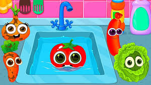 ¿quieres jugar juegos de cocina? Jugando A Preparar Comida Saludable Juegos De Cocina Videos Para Ninos Youtube