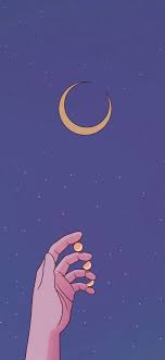 Moon Crescent Hand Purple Starry Sky Wallpapers For Iphone11 Iphone11 Pro Iphone 11 P In 2020 Purple Wallpaper Iphone Iphone Wallpaper Aesthetic Iphone Wallpaper