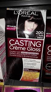 Casting crème gloss, la coloration idéale des 1ères fois : L Oreal Casting Creme Gloss 200 Noir Ebene Inci Beauty