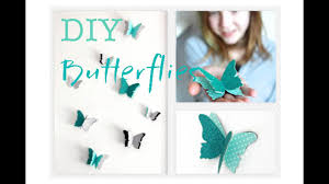 Origami is not only challenging but is also fast gaining popularity; Diy Butterfly Wall Decals Decorations That Impress Youtube