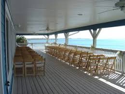 A Wedding Ceremony On The Outdoor Balcony Of The Tampa Bay Watch Overlooking The Water In St Waterfront Wedding Venue Tampa Wedding Venue Waterfront Wedding
