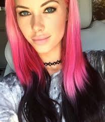 Two Toned Black And Pink Hair Colors Ideas Hair Color Pastel Pink And Black Hair Cool Hair Color